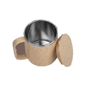 Wheat Fiber Coffee Mug with Steel Inside